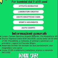 😀EDUCAMP BAIARDO 2025🌞📆 DAL 9 Giugno al 1 Agosto