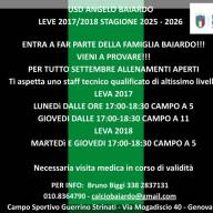 ‼️LEVE 2017 & 2018 MASCHILI ‼️PER TUTTO IL MESE DI SETTEMBRE ALLENAMENTI APERTI A TUTTI PRESSO LE NOSTRE STRUTTURE 👏
