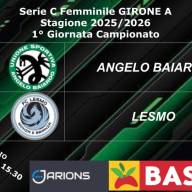 ⬛🟩🐉 Serie C FEMMINILE ⚫🟢🐉 1a Giornata di Campionato