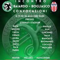 ⚫🟢🐉Leva 2011⚫🟢🐉  I convocati di mister Carlo Mellino per la gara interna contro il Bogliasco ⚽💪