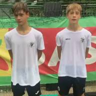 ⬛🟩⚽Leva 2011⚫🟢  Capitan Matteo Turchino e il vice capitano Andrea Morello al nostro 🎤👏💪⬛🟩