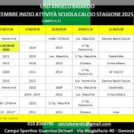 ⚫🟢Scuola Calcio Maschile Inizio attività🐉⚽🖤💚