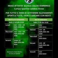 ⚫🟢🐉 LA STAGIONE DELLA SCUOLA CALCIO FEMMINILE RIPARTE LUNEDÌ 1° SETTEMBRE❗⚽
