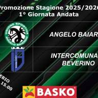 ⬛🟩 PROMOZIONE ⚫🟢  1a Giornata di Campionato Stagione 2025-2026