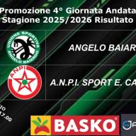 ⚫🟢🐉 PROMOZIONE ⚫🟢🐉  📍4a Giornata di Campionato