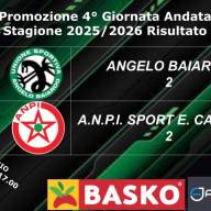 ⬛🟩🐉 Promozione  4° giornata Campionato⚫🟢🐉