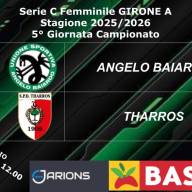 ⬛🟩 Serie C Femminile 5a Giornata di Campionato⚫🟢🐉  