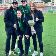 ⬛🟩🐉 Mister Debora Naticchioni raggiante e emozionata al nostro 🎤 dopo la vittoria in Coppa Liguria🏆🖤💚