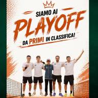 ‼️ Complimenti al @baiardo_tennis per la conquista dei playoff da primi in classifica! 🖤💚🐉🎾