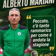 ⚫🟢🐉 Mister Alberto Mariani al nostro 🎤 dopo la sconfitta nella finale play-off contro il Vallescrivia ⚽