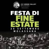 Il 25 settembre il CIV Green Valley presenta la FESTA DI FINE ESTATE 🥳🎊