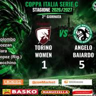 🖤💚 *COPPA ITALIA SERIE C FEMMINILE 🏆🇮🇹*  Torino 1 Angelo Baiardo 5